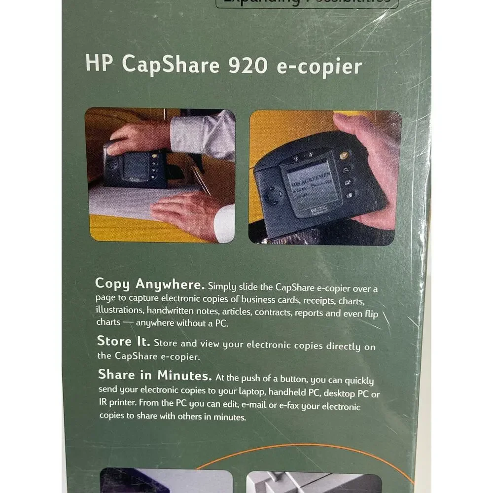 HP Capshare 920 Portable E Copier New Sealed box